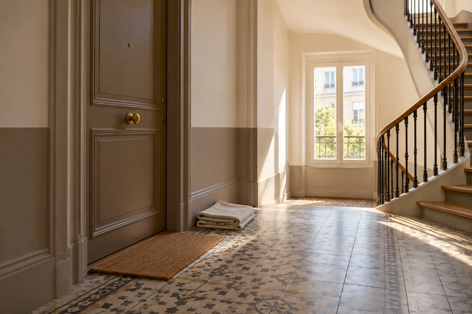 Illustration éditoriale — Travaux dans l’appartement : repérer les interfaces communes